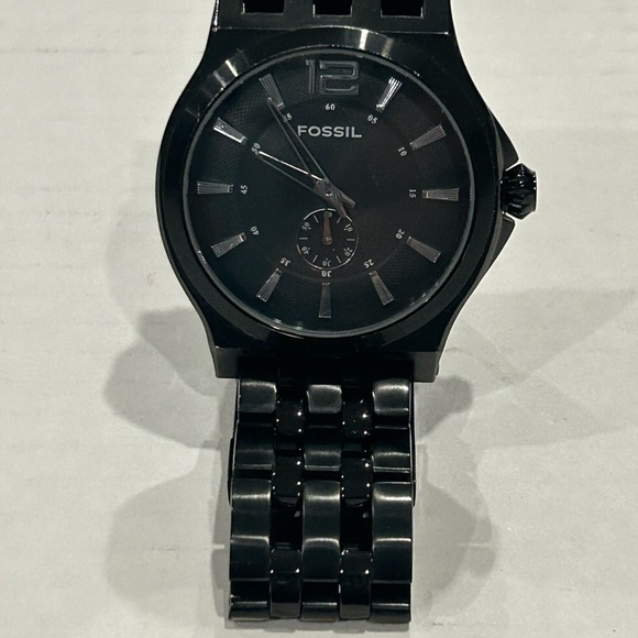 Black Fossil Arkitekt FS-4223 Stainless Steel Wrist Watch - Picture 2 of 9